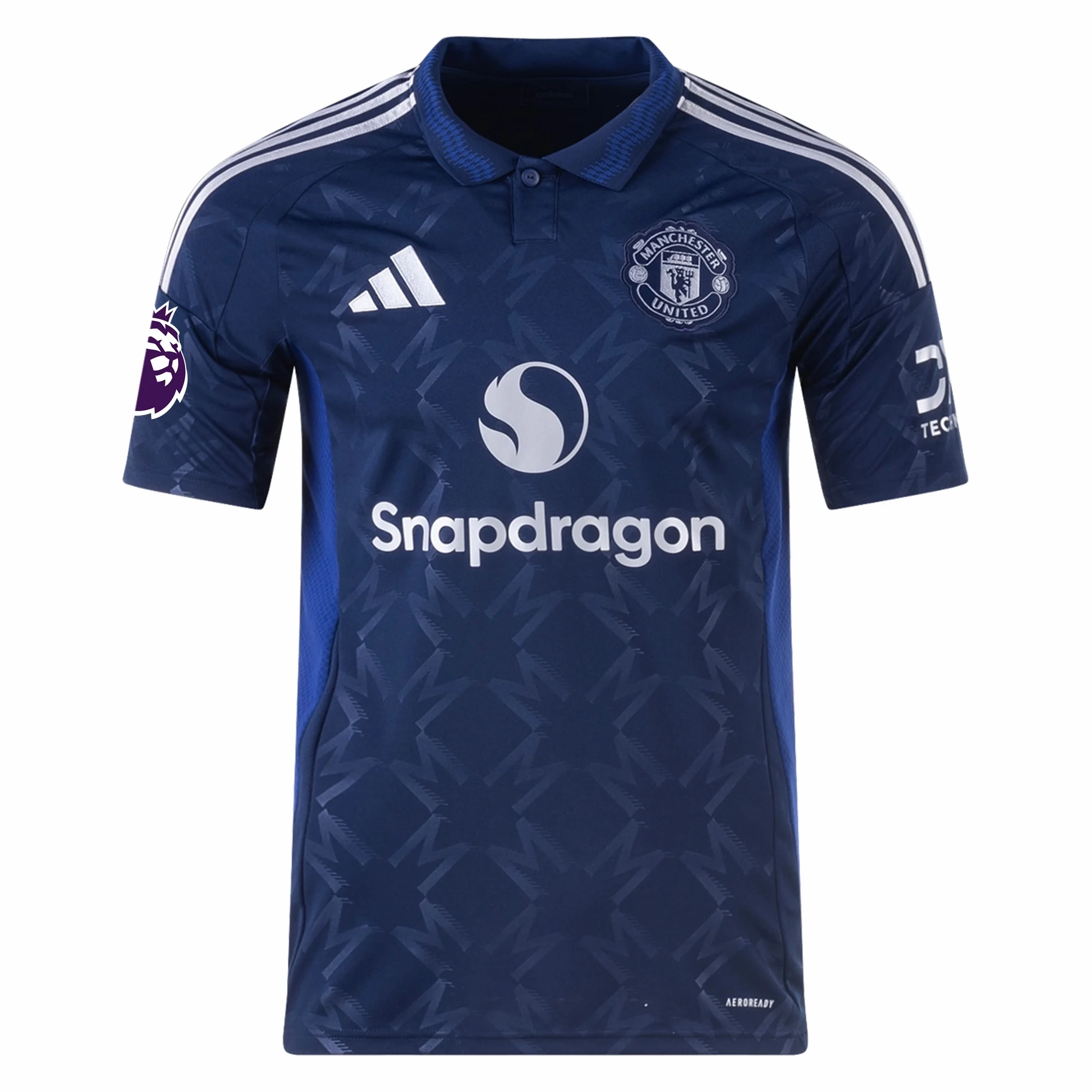 adidas Manchester United Rasmus Højlund Away Jersey w/ EPL Patch 24/25 (Night Indigo)