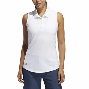 Adidas Ultimate 365 Solid Golf Polo White - SS21 Women
