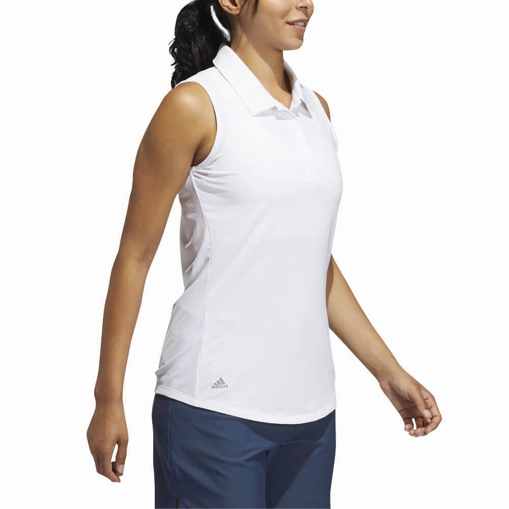 Adidas Ultimate 365 Solid Golf Polo White - SS21 Women