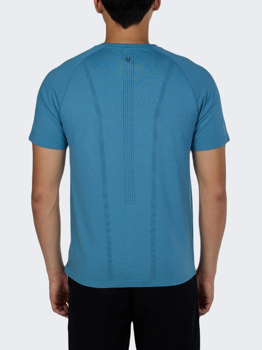 Anta Advanced Men Running T-Shirt Blue
