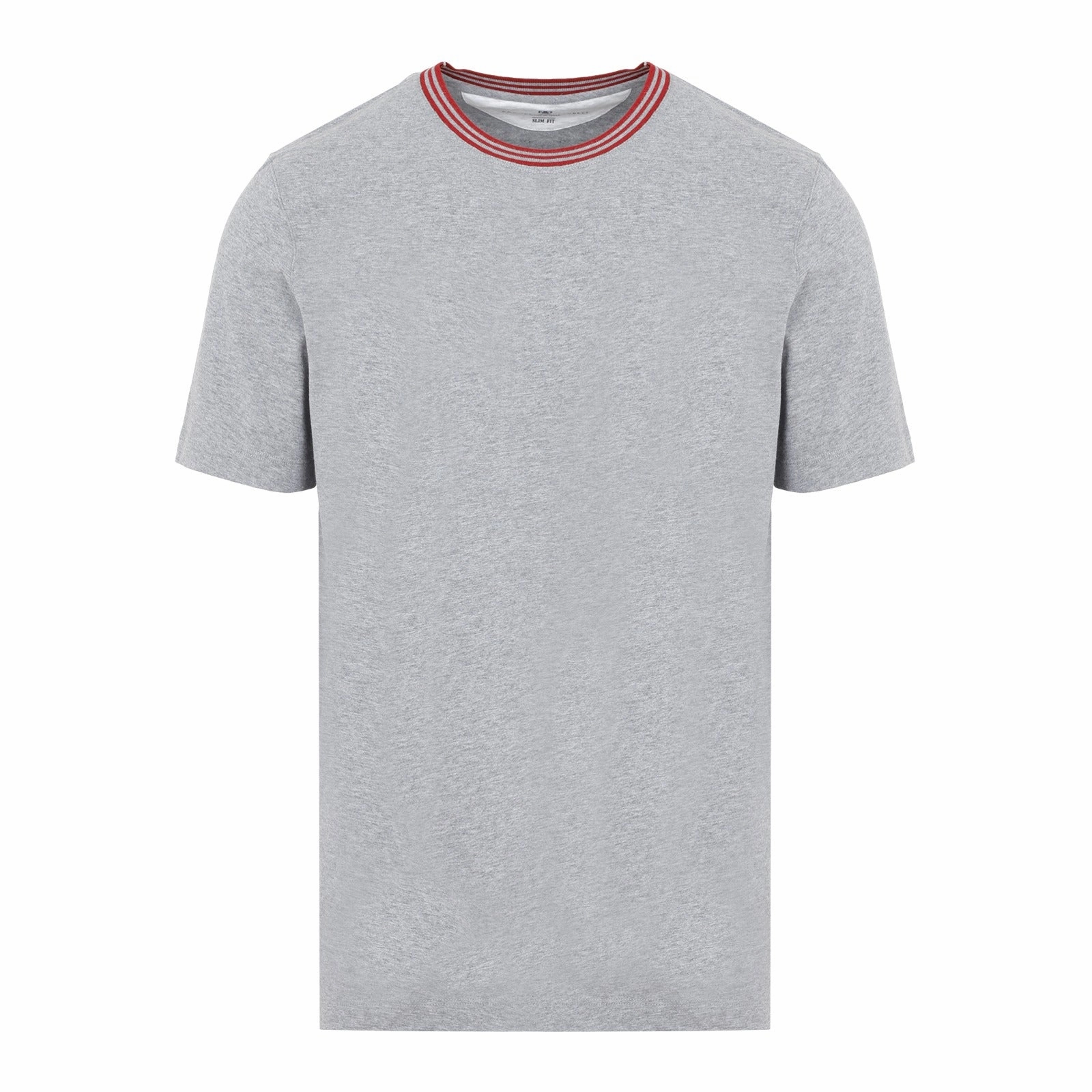 Brunello Cucinelli Stripe Trim Crewneck T-Shirt