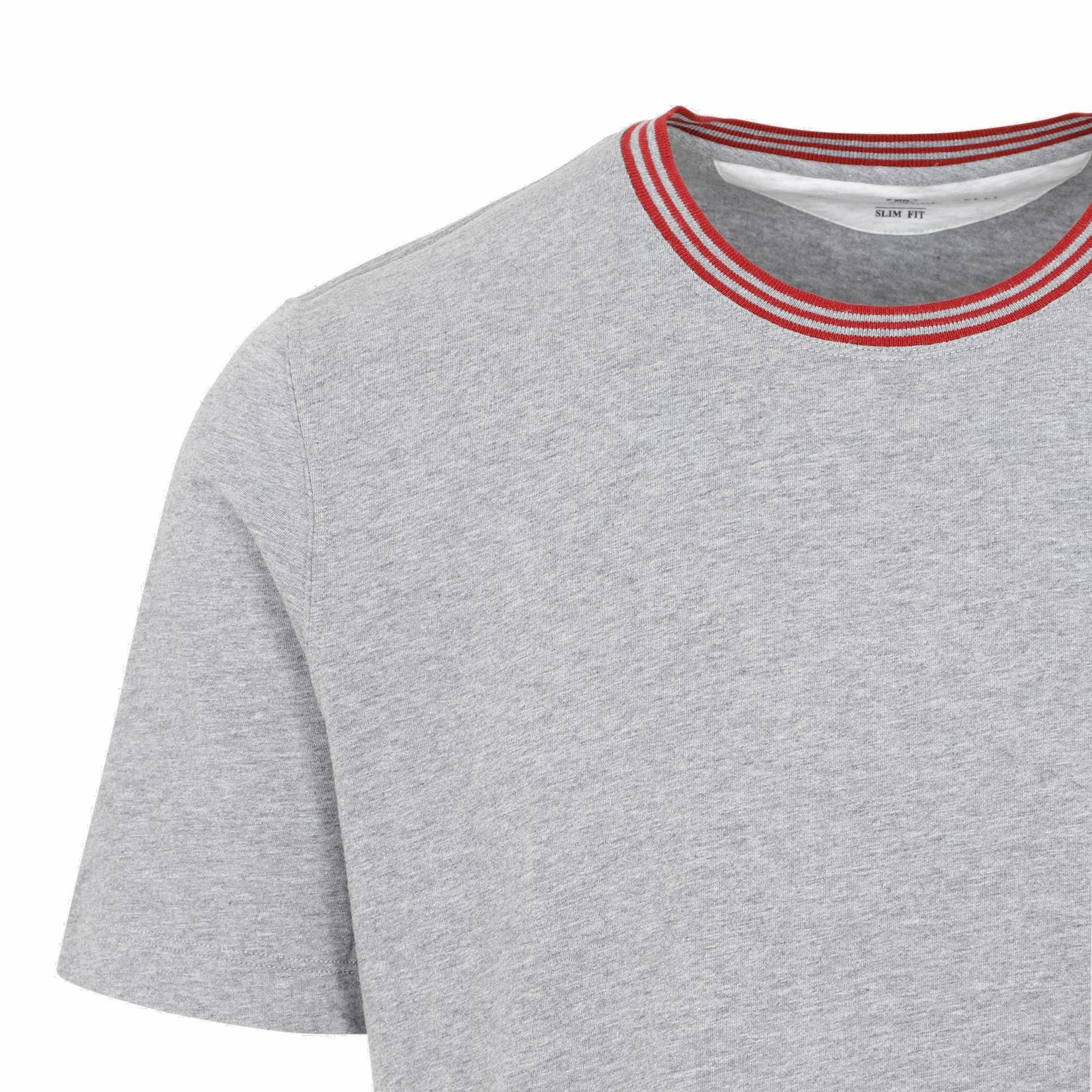 Brunello Cucinelli Stripe Trim Crewneck T-Shirt