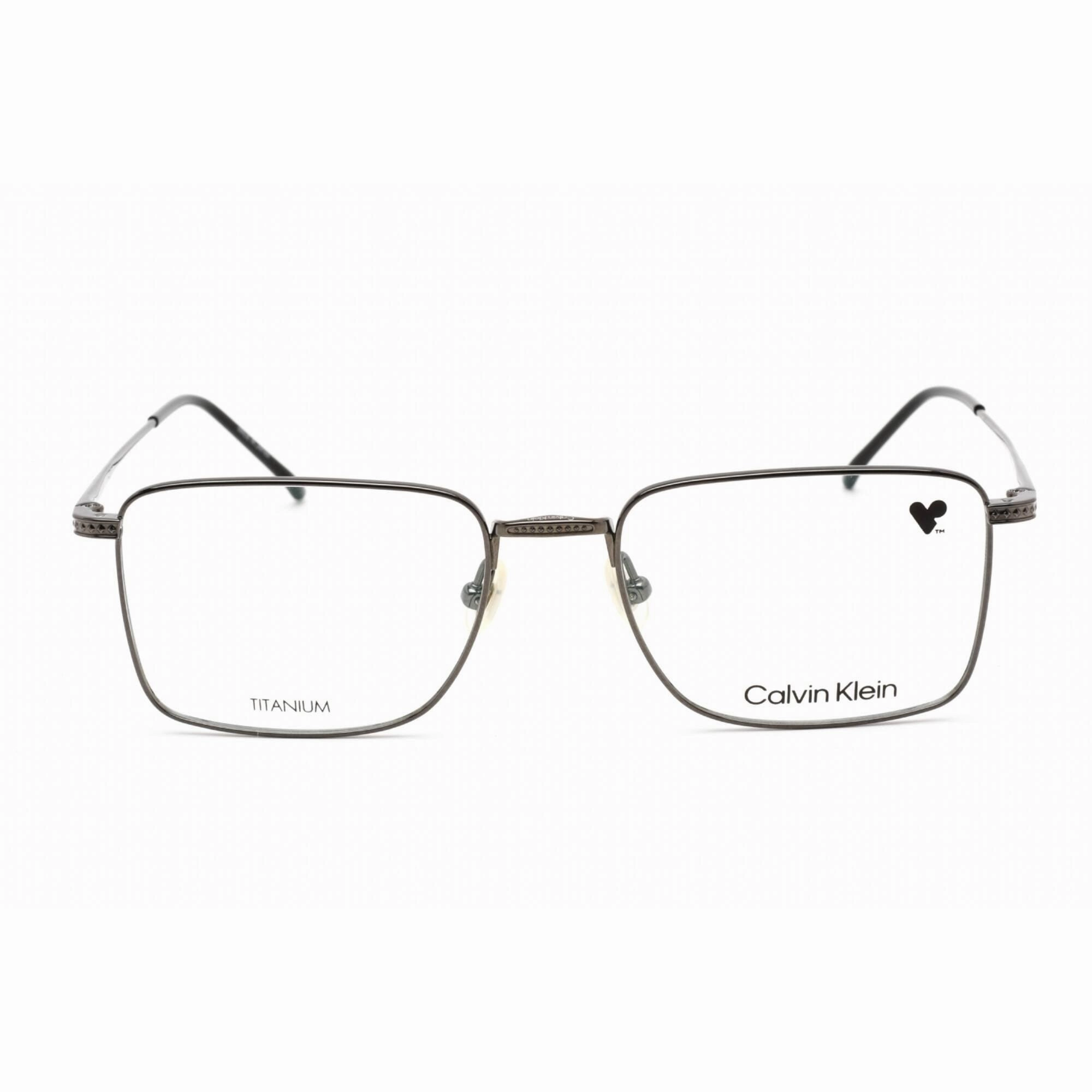 Calvin Klein Men's Eyeglasses - Light Gunmetal Titanium Rectangular | CK22109T 014