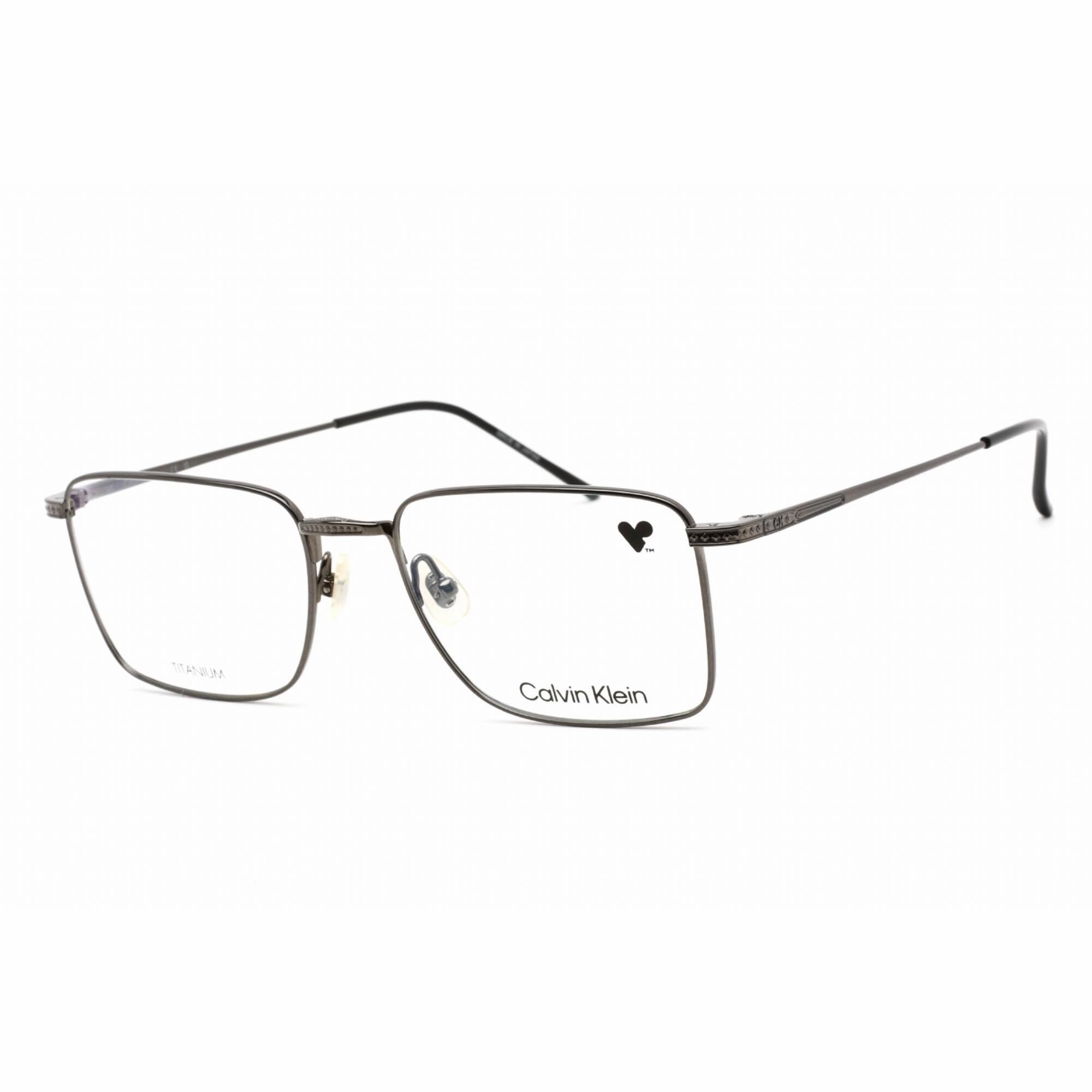 Calvin Klein Men's Eyeglasses - Light Gunmetal Titanium Rectangular | CK22109T 014