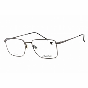 Calvin Klein Men's Eyeglasses - Light Gunmetal Titanium Rectangular | CK22109T 014