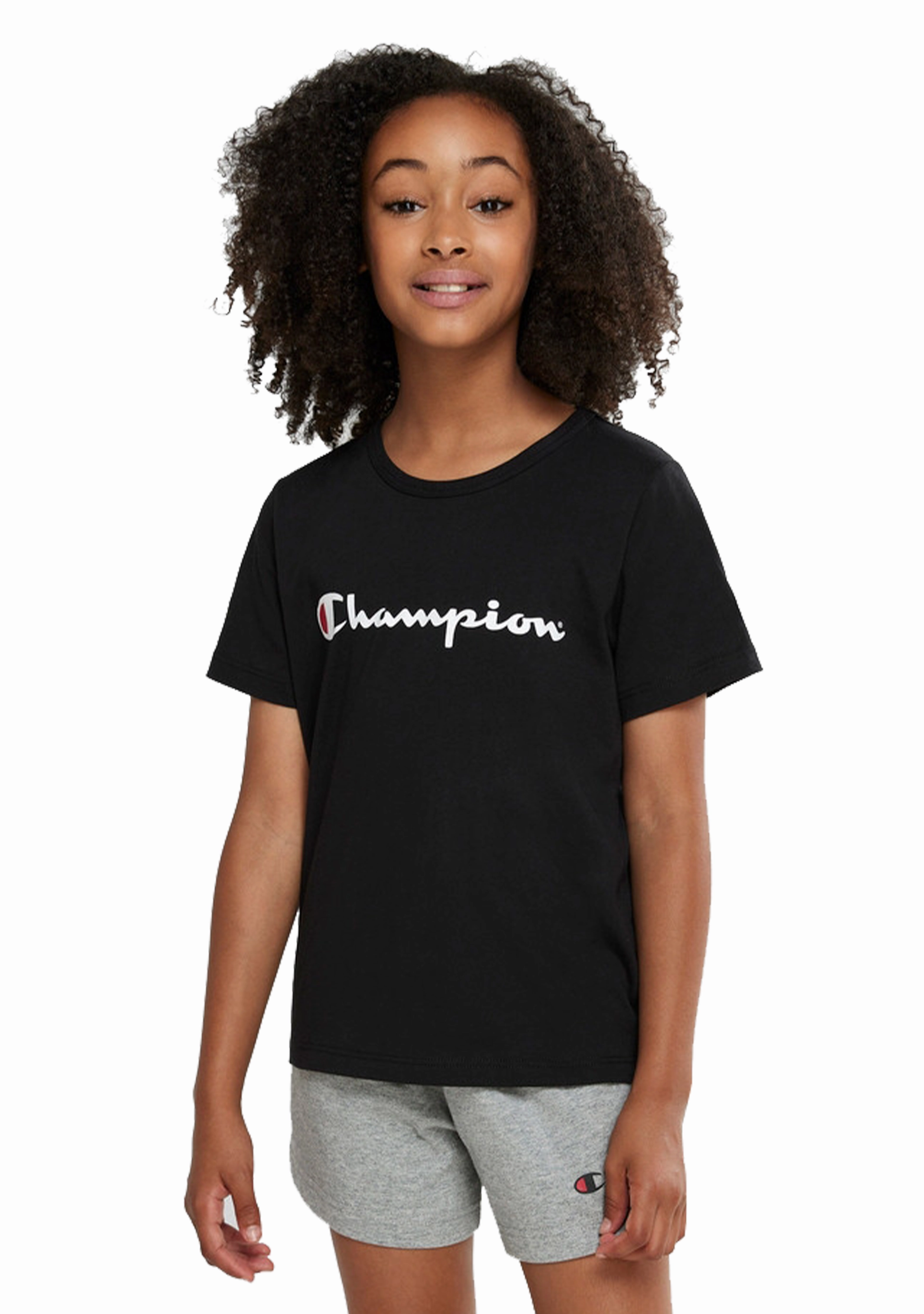 Champion Junior Script Short Sleeve Tee