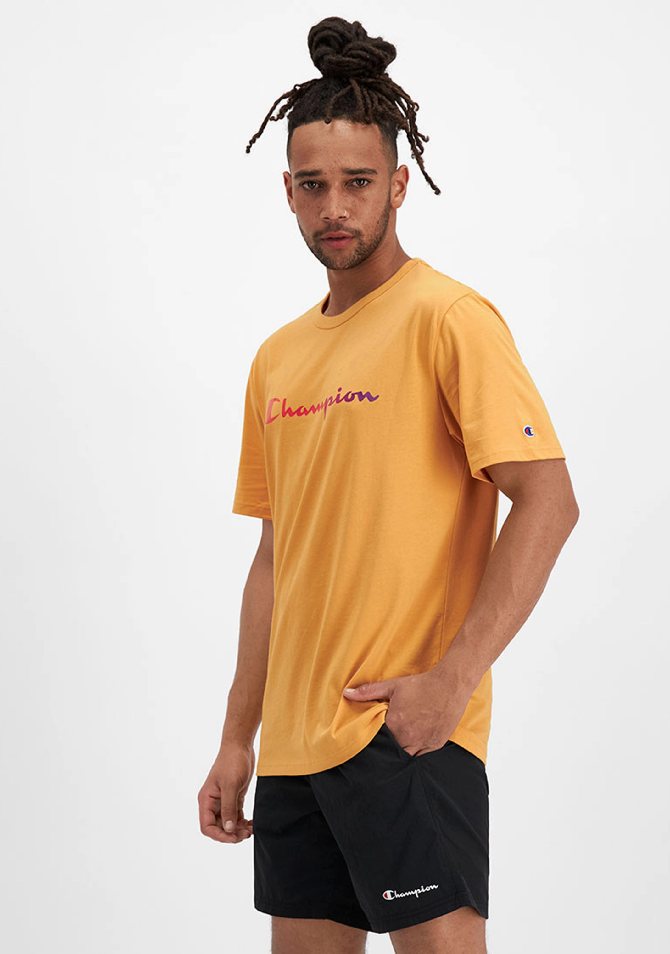 Champion Mens Ombre Script Tee