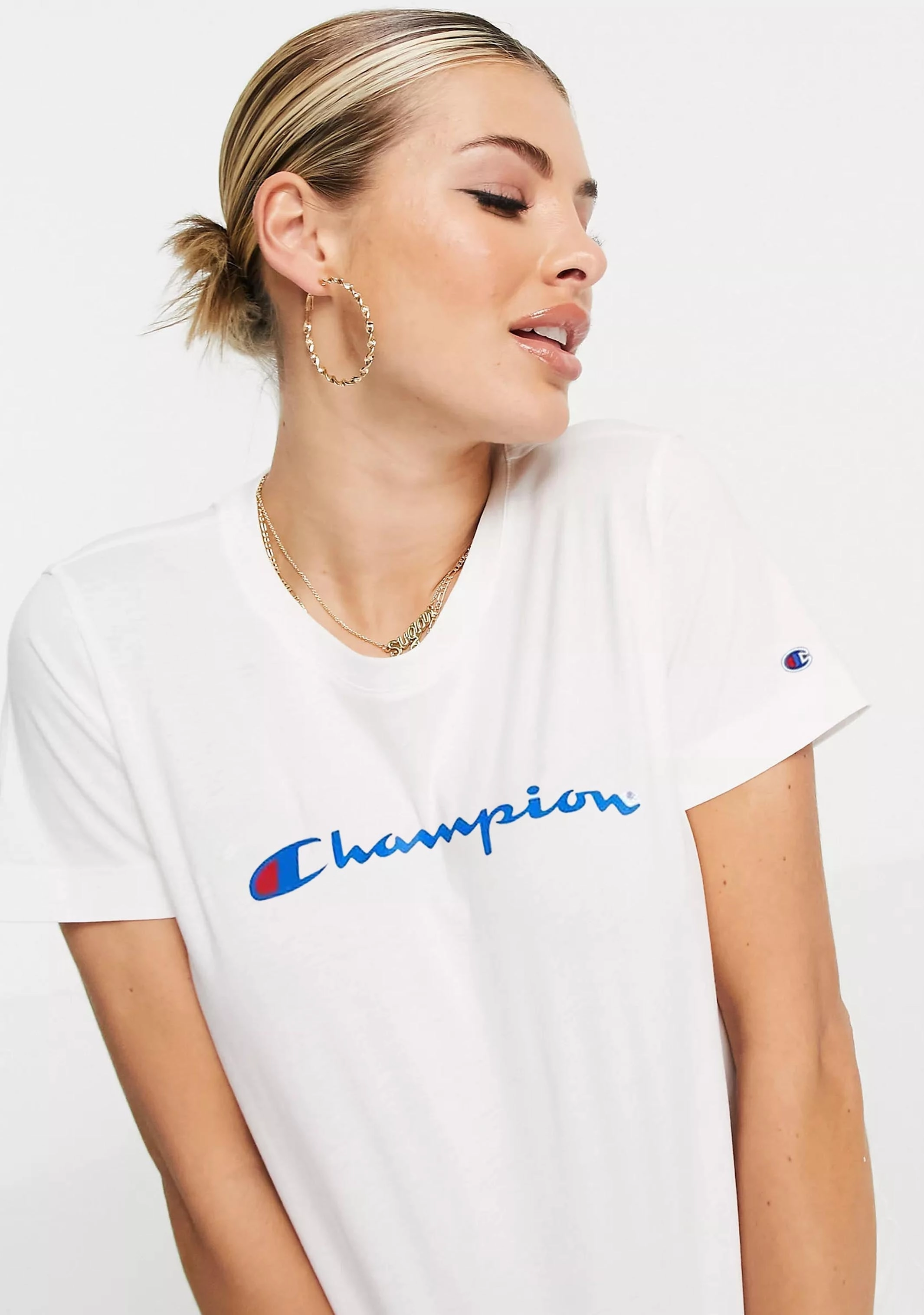 Champion Women's Script Short Sleeve Tee