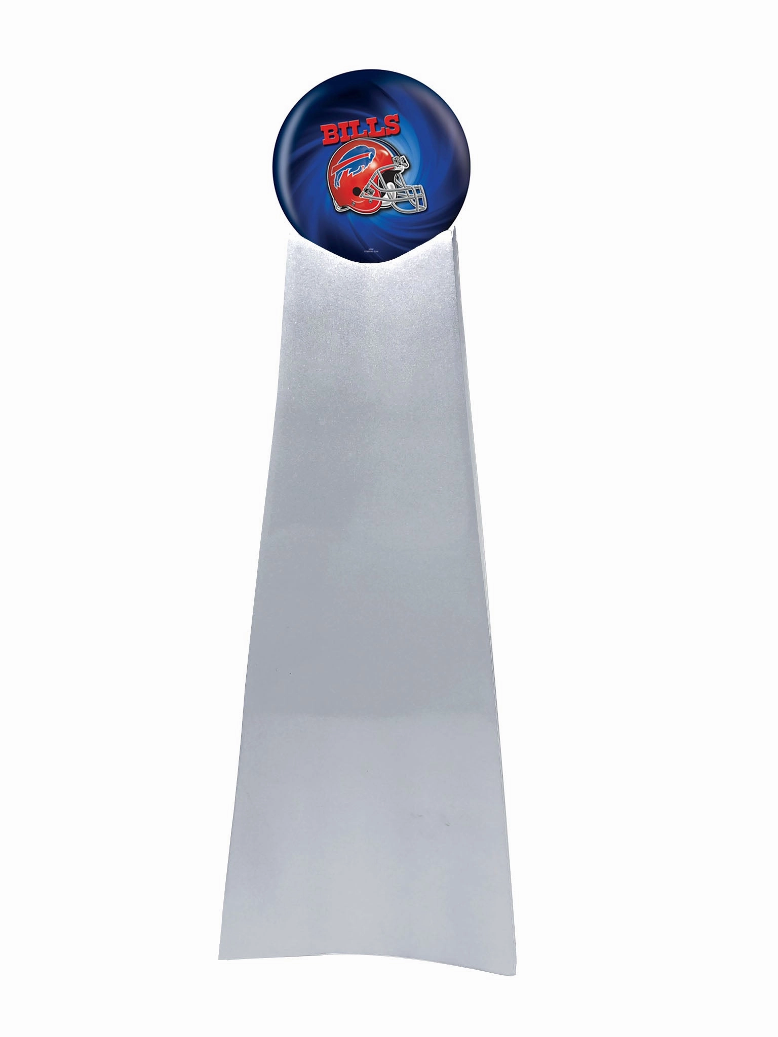 Championship Trophy Cremation Urn with Optional Buffalo Bills Ball Decor and Custom Metal Plaque