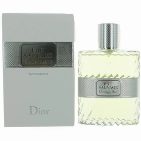Christian Dior Men's Eau De Toilette Spray - Sauvage Clear Fresh Fragrances, 3.4oz