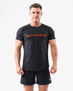 Core Tee - Black / Red