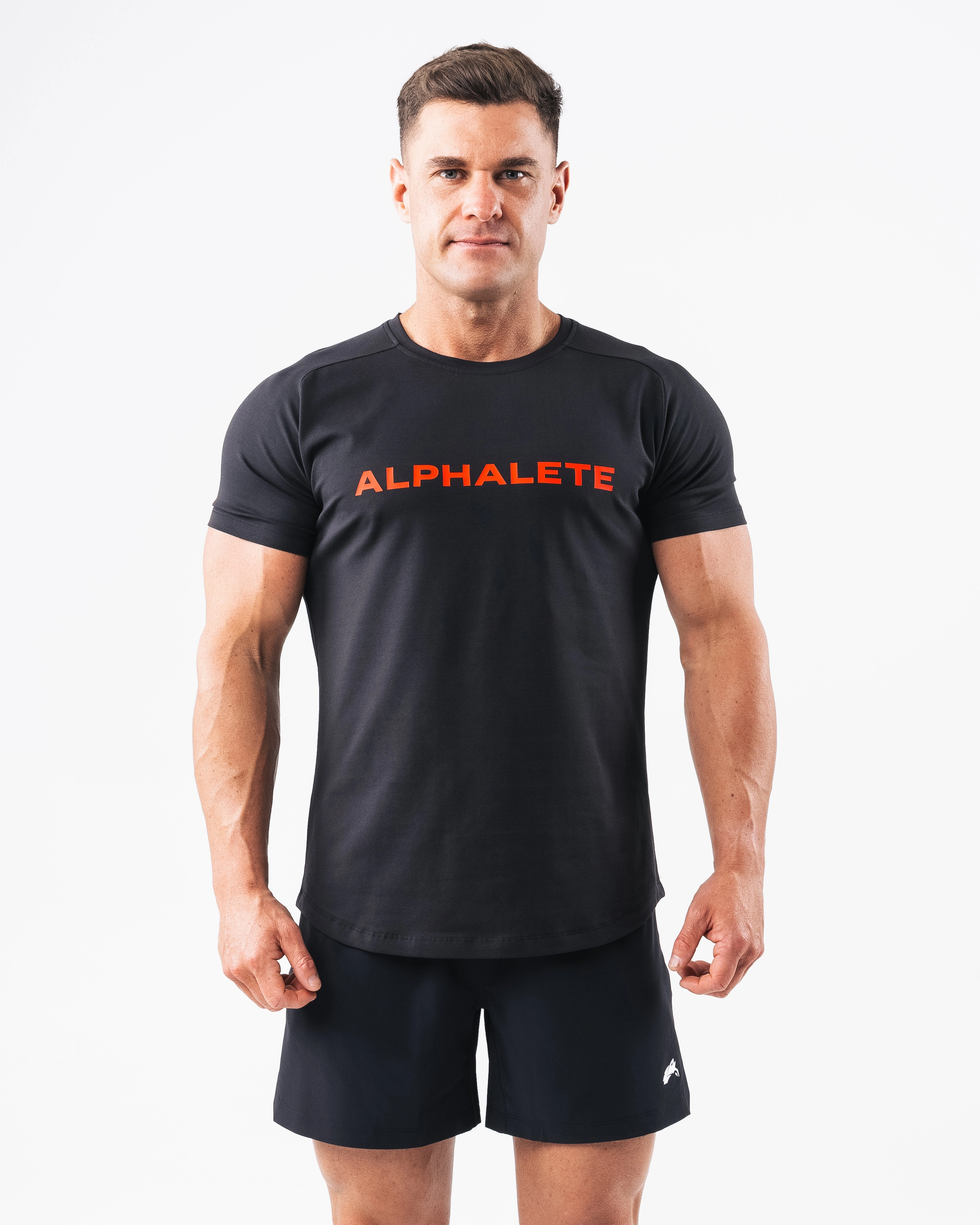 Core Tee - Black / Red