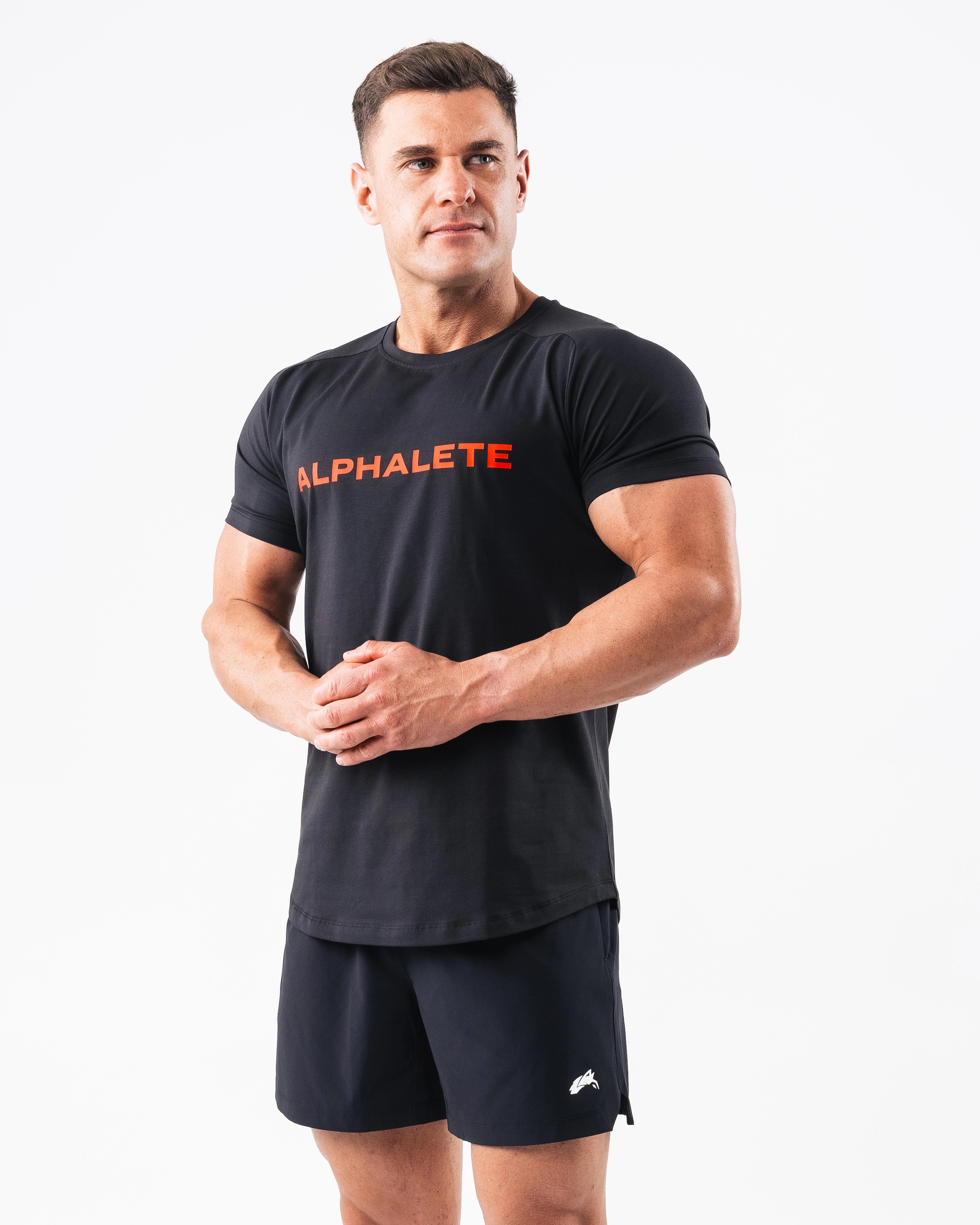 Core Tee - Black / Red