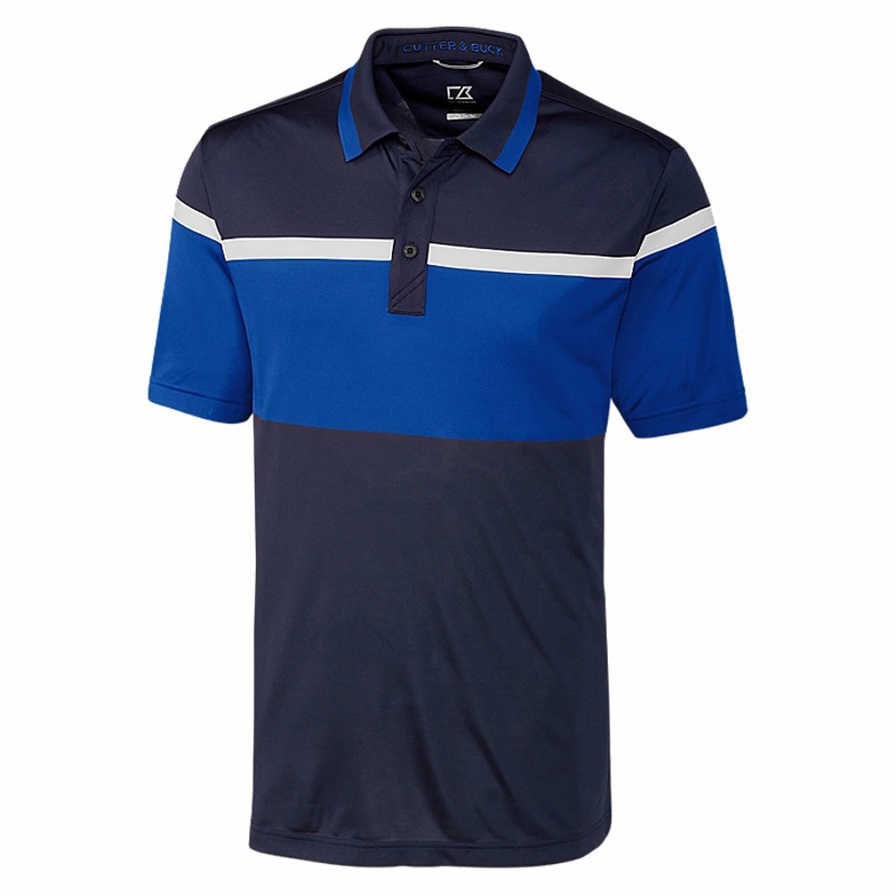 Cutter and Buck Everson Stripe Golf Polo Bolt - SS19 Men