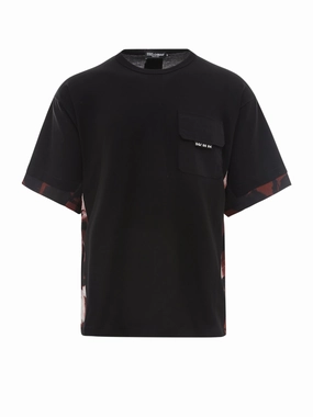 Dolce & Gabbana Camouflage Trim T-Shirt