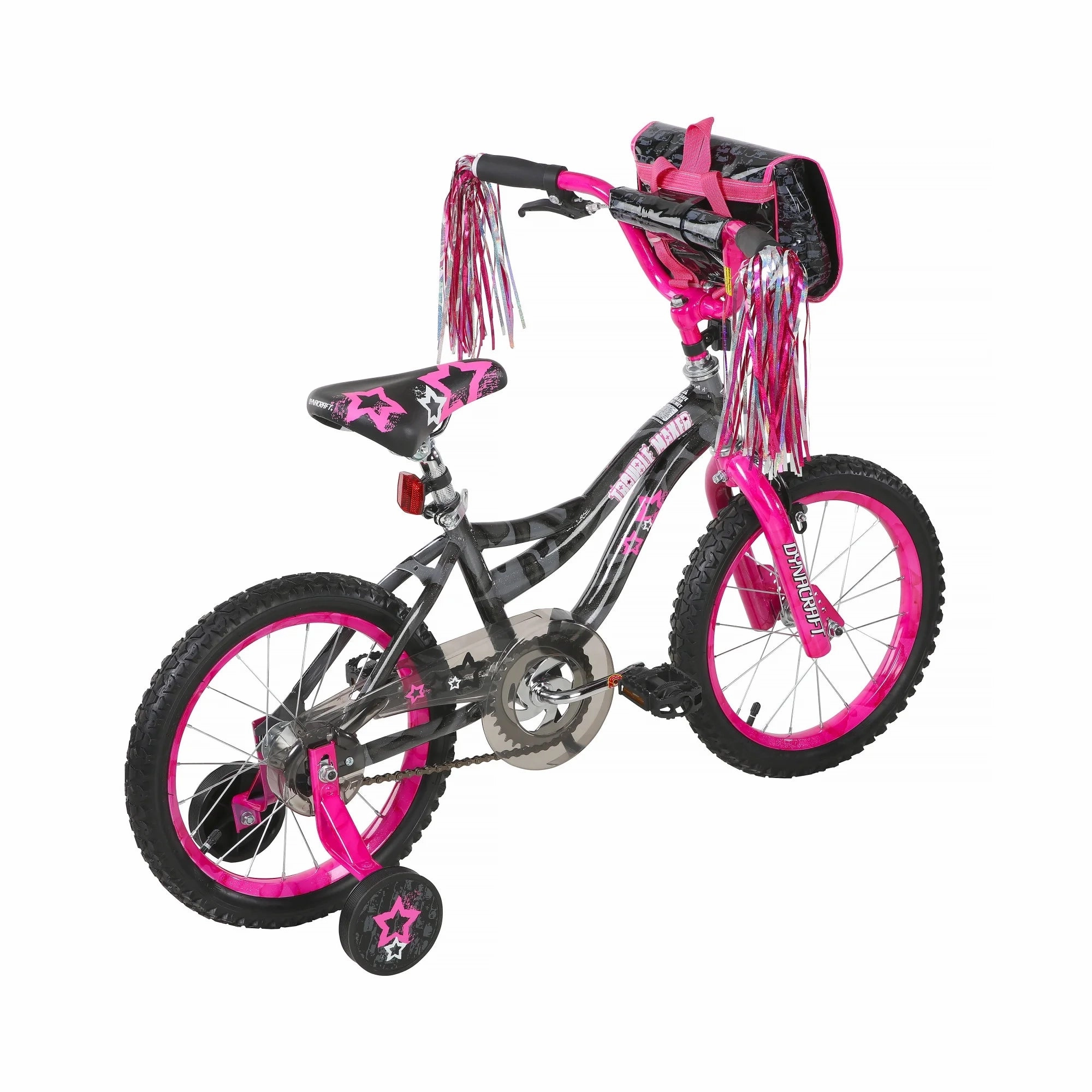 Dynacraft 8060-14 Trouble Maker 16-inch Girls BMX Bike - Black