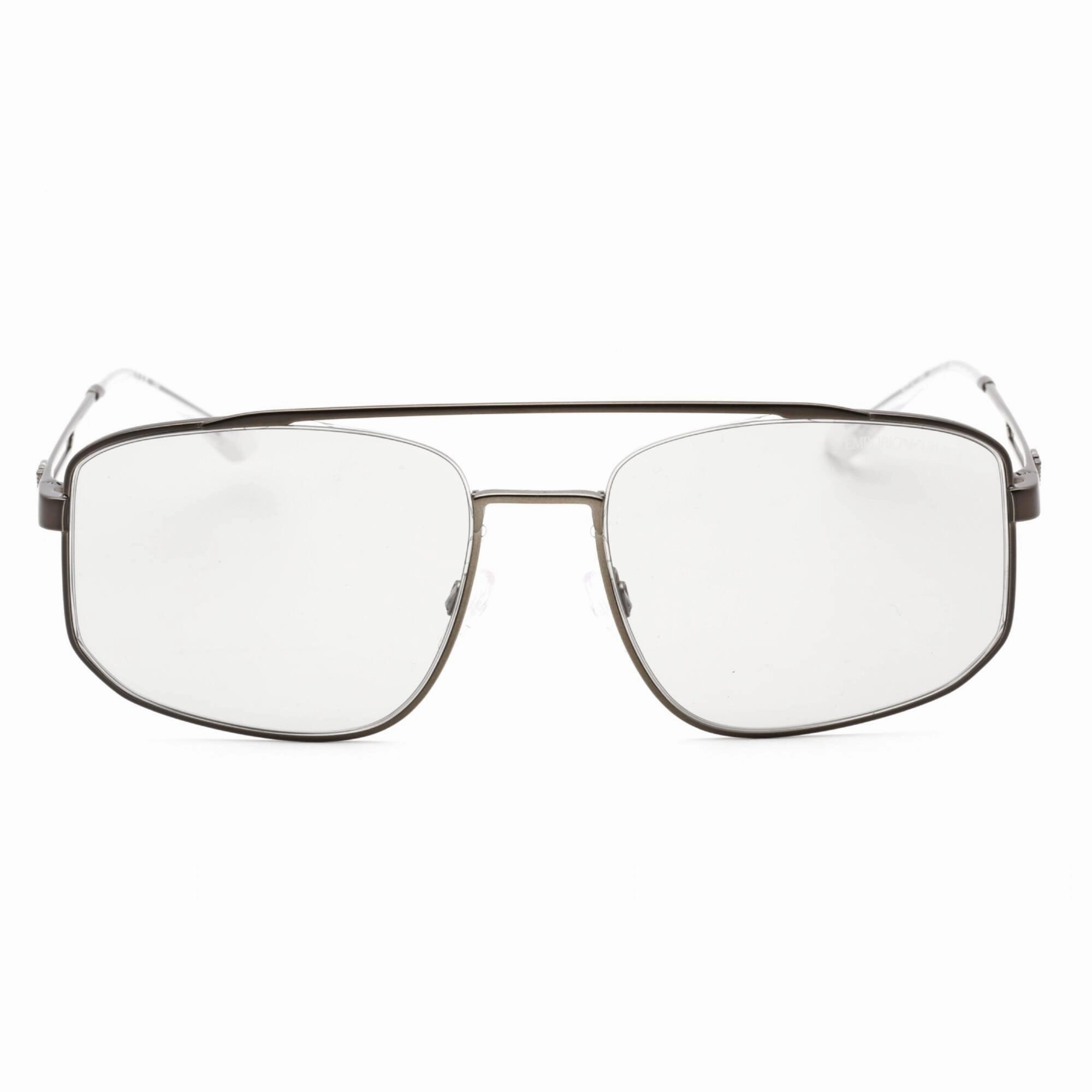 Emporio Armani Men's Sunglasses - Matte Gunmetal Rectangular Frame | 0EA2139 300387