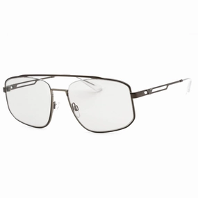 Emporio Armani Men's Sunglasses - Matte Gunmetal Rectangular Frame | 0EA2139 300387