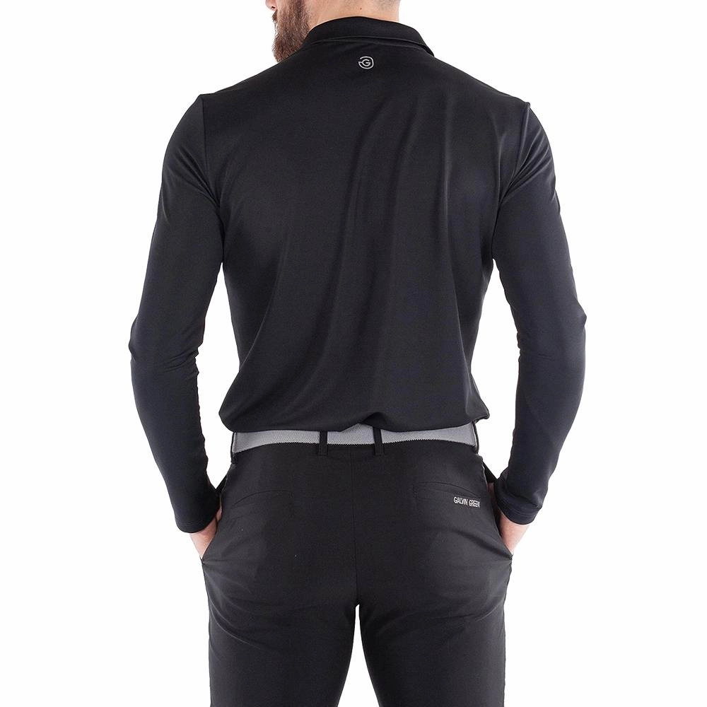 Galvin Green Marwin Golf Polo Black - FW22 Men