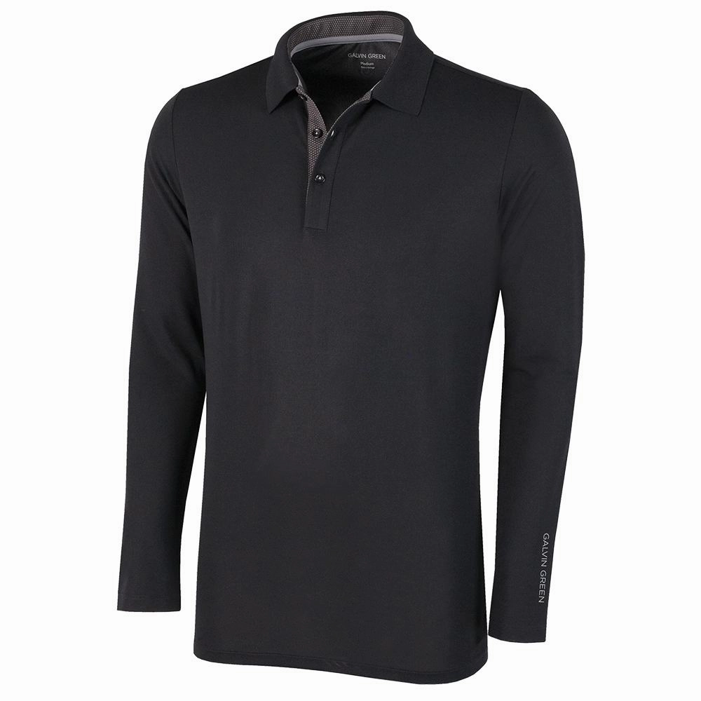 Galvin Green Marwin Golf Polo Black - FW22 Men