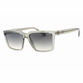 Guess Men's Sunglasses - Shiny Light Green Plastic Rectangular Frame | GU00084 93P