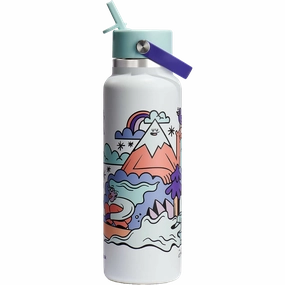 Hannah Eddy 40 oz Wide Mouth with Flex Straw Cap