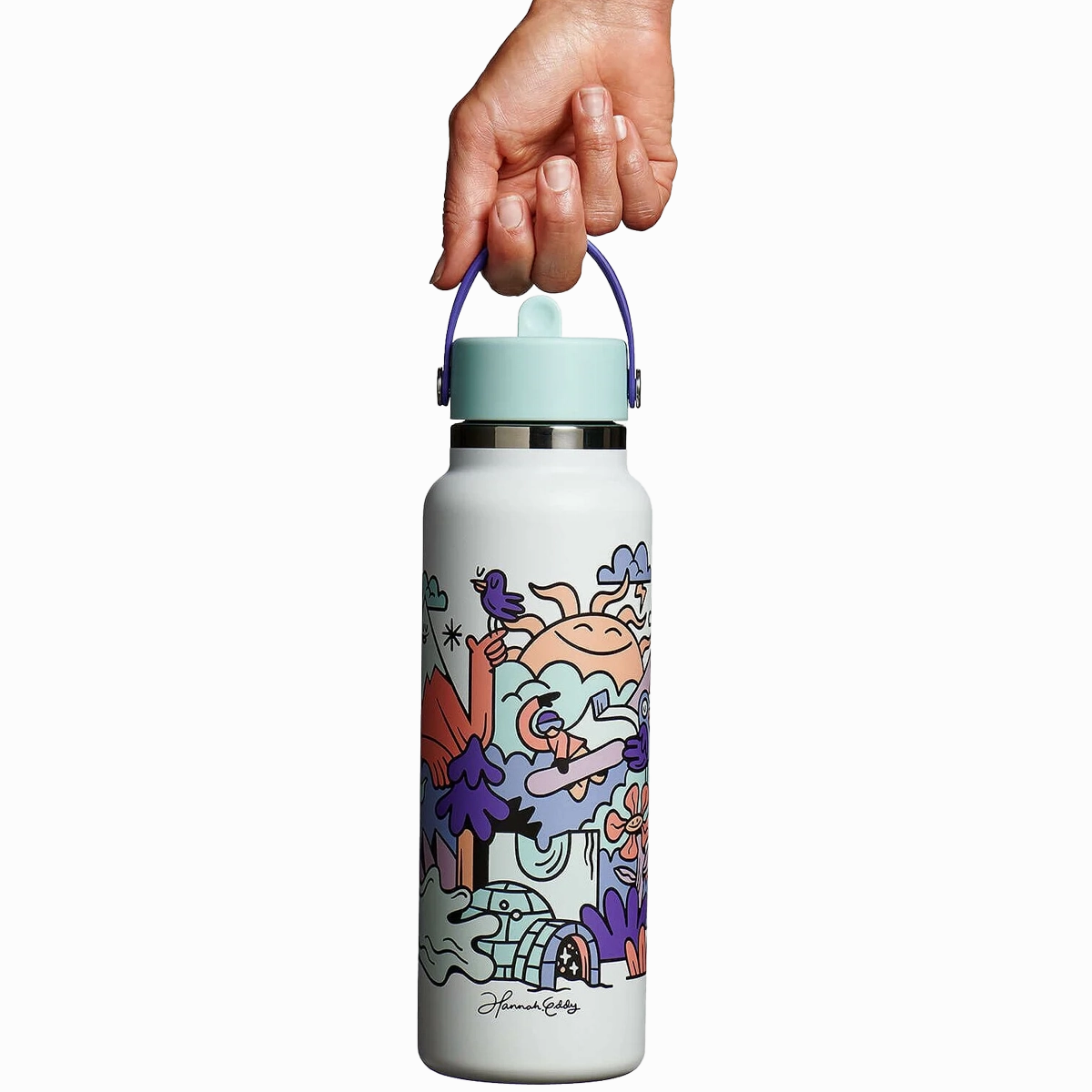 Hannah Eddy 40 oz Wide Mouth with Flex Straw Cap