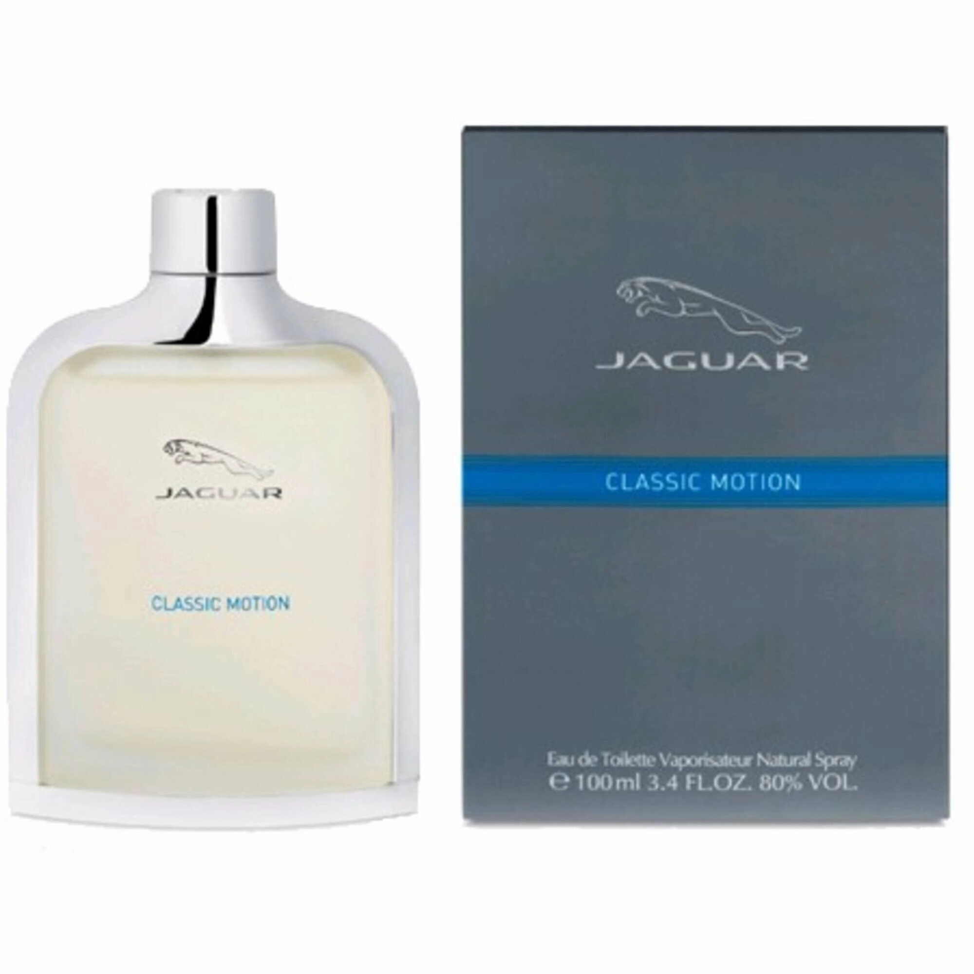 Jaguar Men's Eau De Toilette Spray - Classic Motion Captivating Fragrance, 3.4 oz