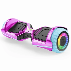 Jetson JRAVE-PNK Rave Extreme-terrain Hoverboard with cosmic Light-up wheels
