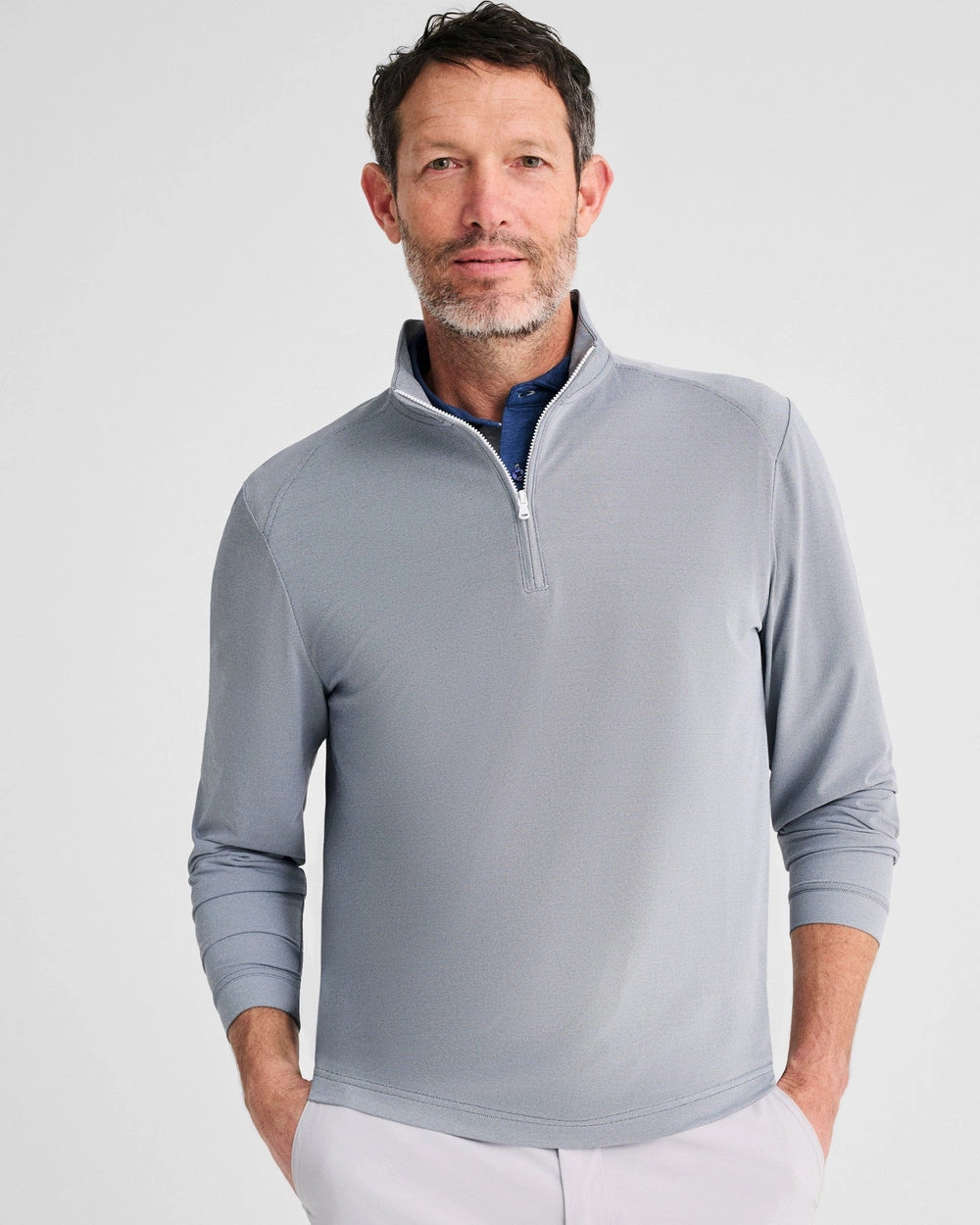 Johnnie O Men's Slick Slim Fit 1/4 Zip Pullover