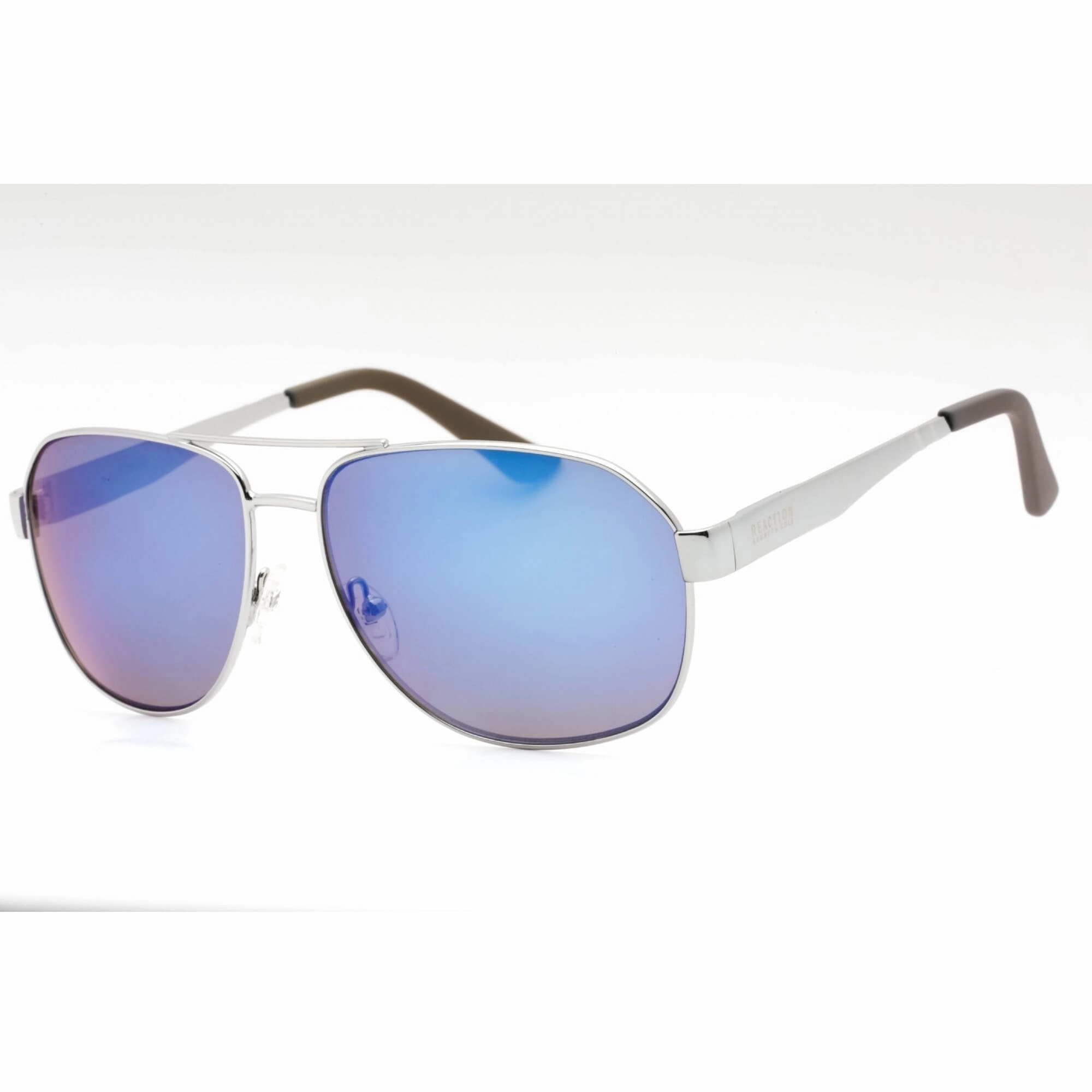 Kenneth Cole New York Men's Sunglasses - Shiny Light Nickeltin Frame | KC2809 10X