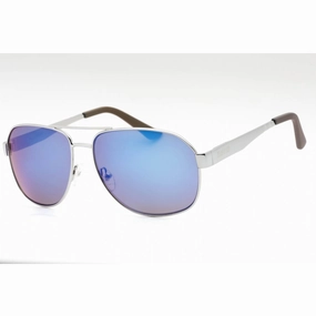 Kenneth Cole New York Men's Sunglasses - Shiny Light Nickeltin Frame | KC2809 10X