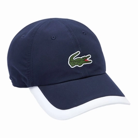 Lacoste Sport Contrast Border Lightweight Golf Cap Navy/White - 23 Unisex
