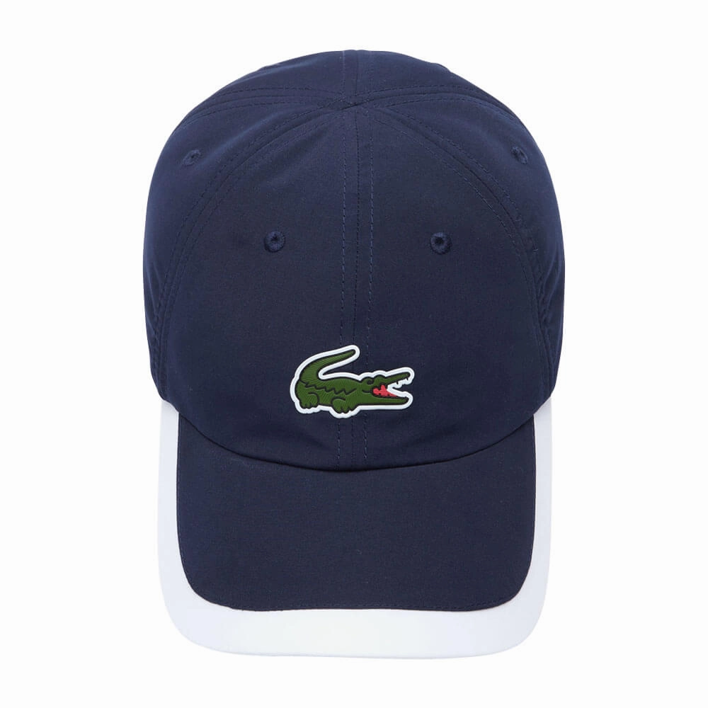 Lacoste Sport Contrast Border Lightweight Golf Cap Navy/White - 23 Unisex