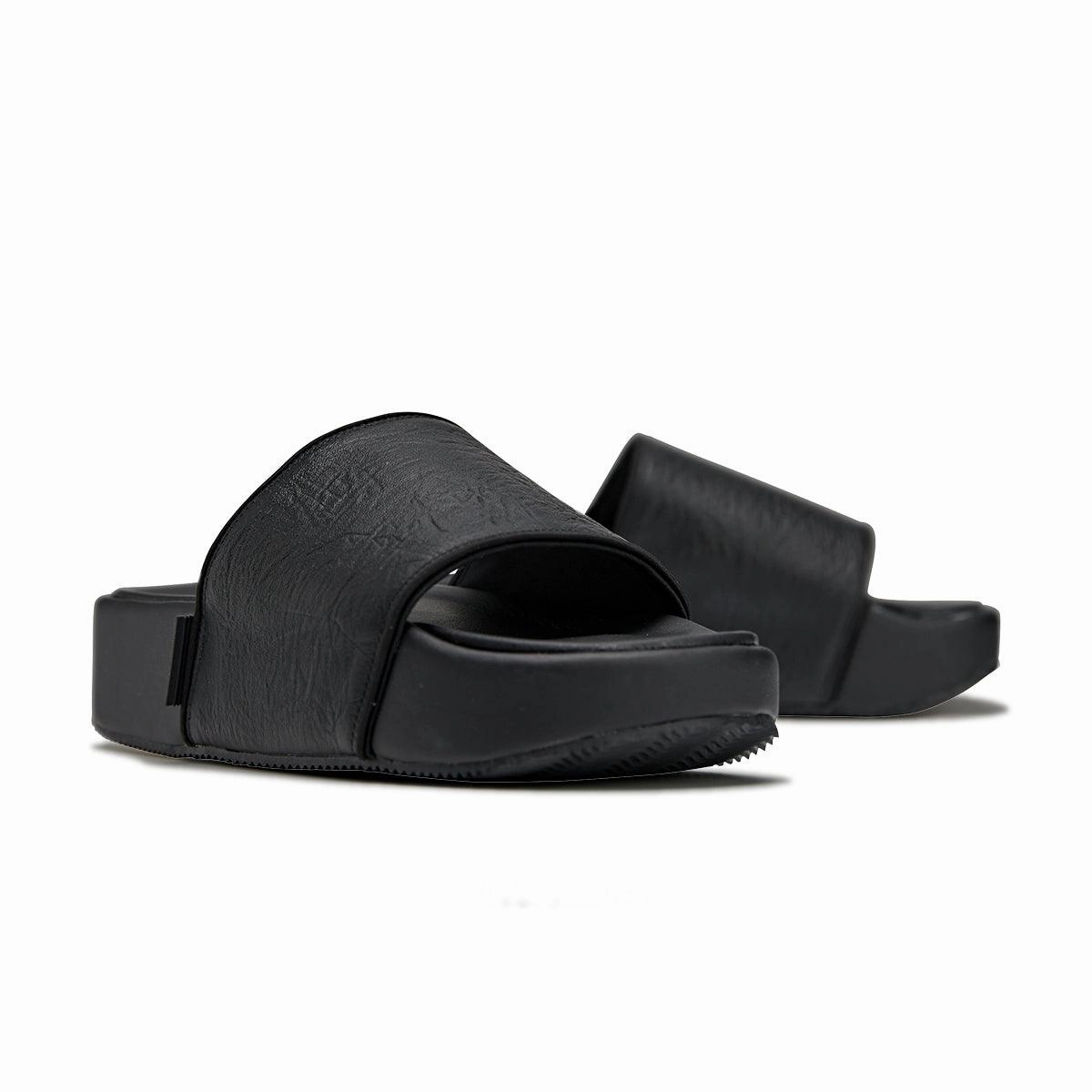 Leather Slides 'Black'