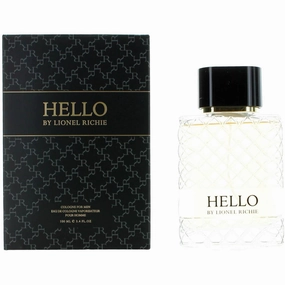Lionel Richie Men's Eau De Cologne Spray - Hello Refreshing Opening Notes, 3.4 oz