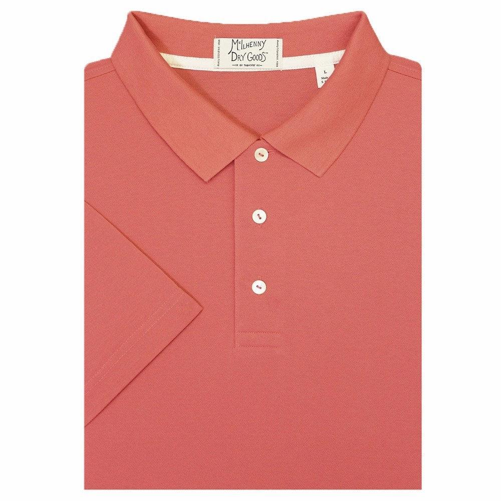 McIlhenny Basic Pique Golf Polo Carnation - SS20 Men