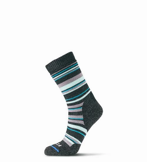 Medium Hiker Striped Crew Socks