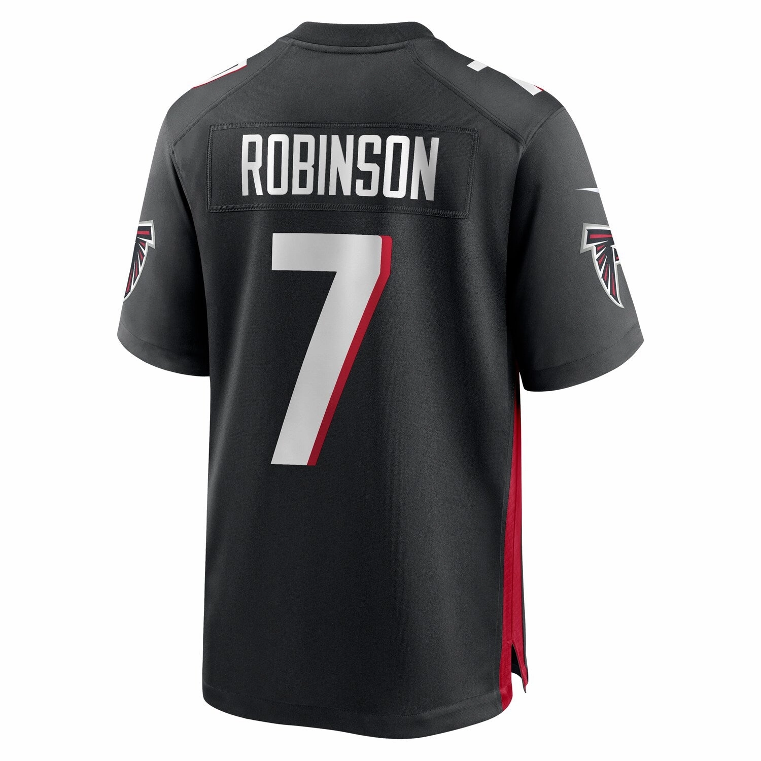 Men's Bijan Robinson Atlanta Falcons Nike Black Game Replica Jersey