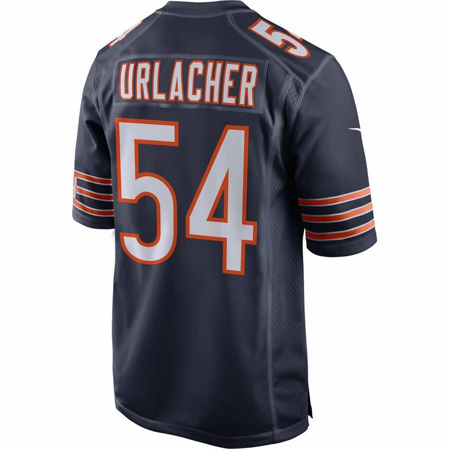 Men's Chicago Bears Brian Urlacher Nike Navy 100th Season Retired Game Jersey