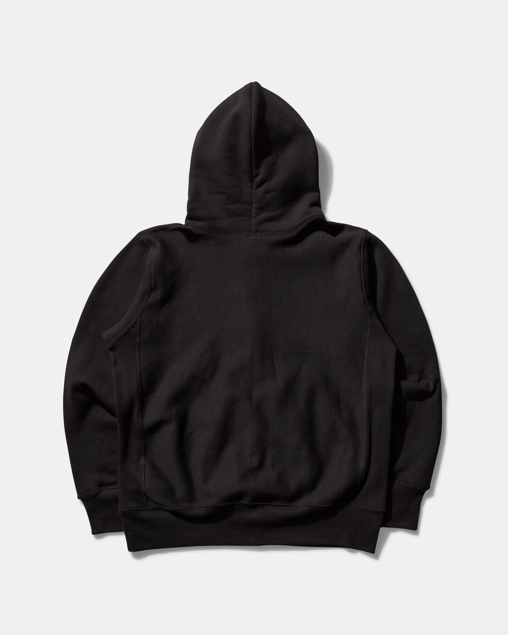 Men's Made in USA Reverse Weave Zipped Hoodie Black