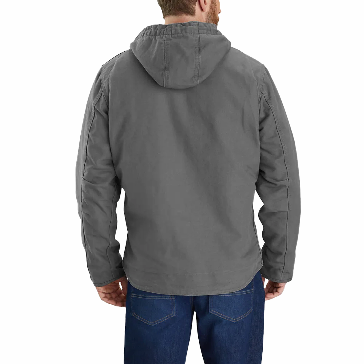 Men's Washed Duck Sherpa-Lined Jacket