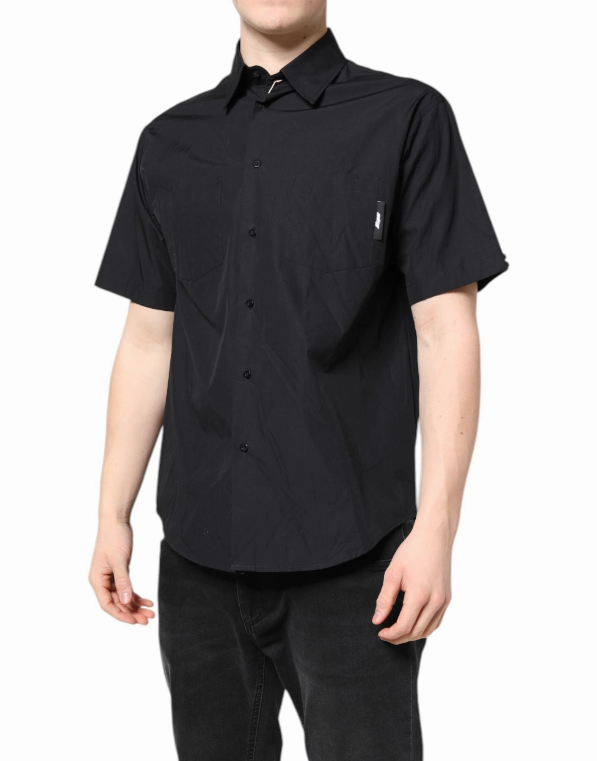 MSGM Printed Short Sleeves Colla Men Casual Men's Shirt