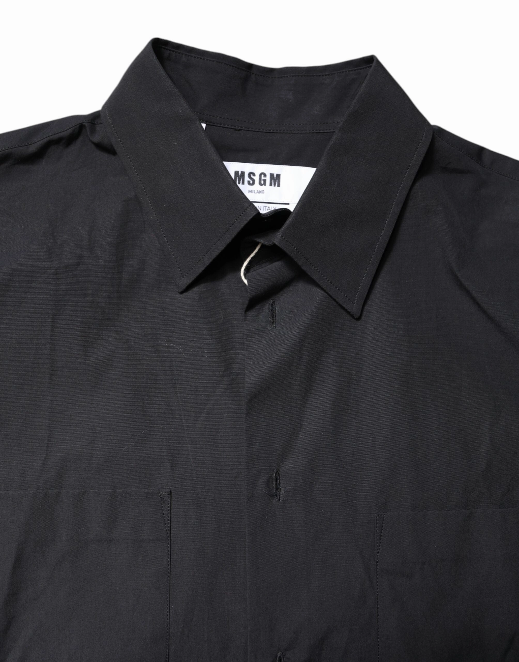 MSGM Printed Short Sleeves Colla Men Casual Men's Shirt