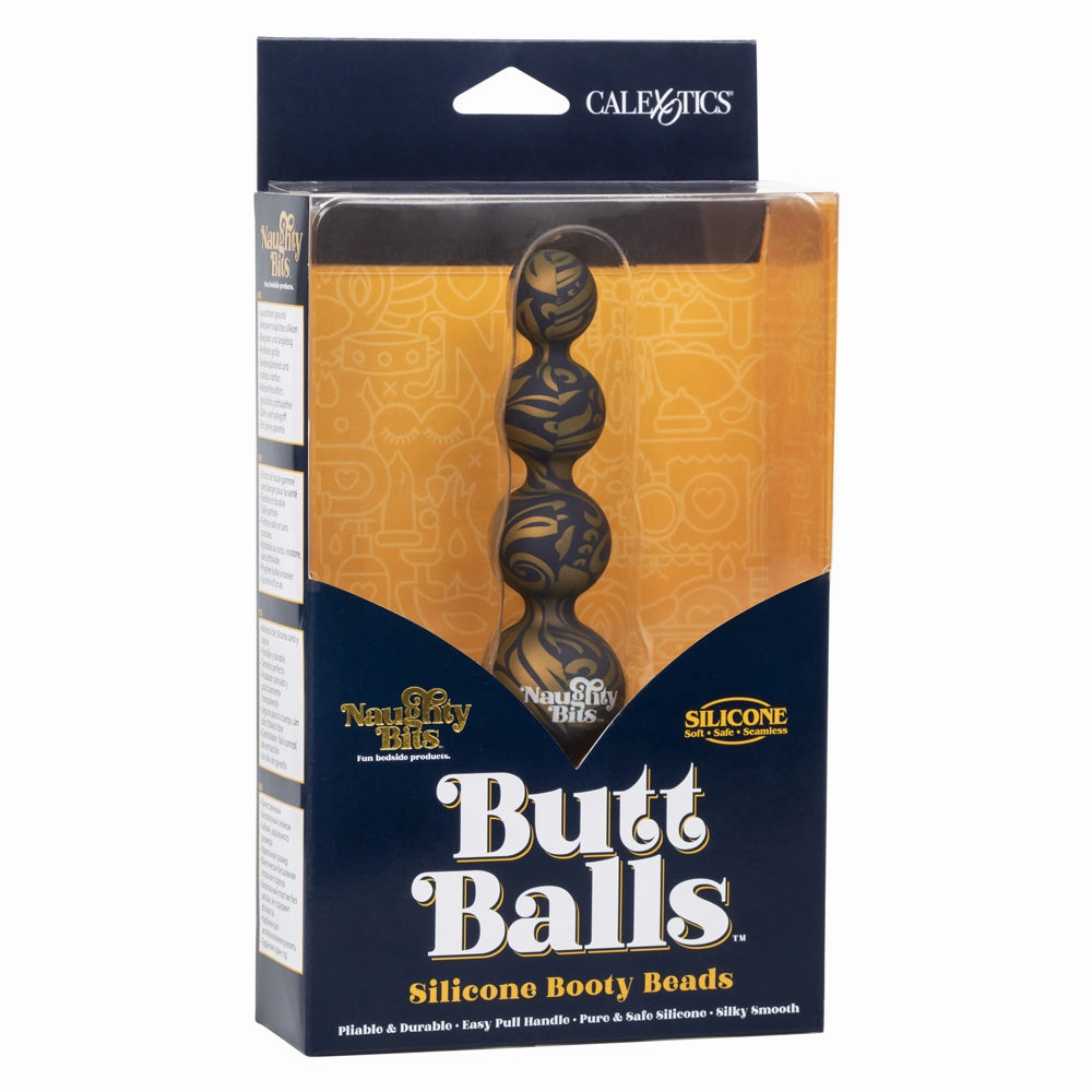 Naughty Bits Butt Balls Silicone Booty Beads