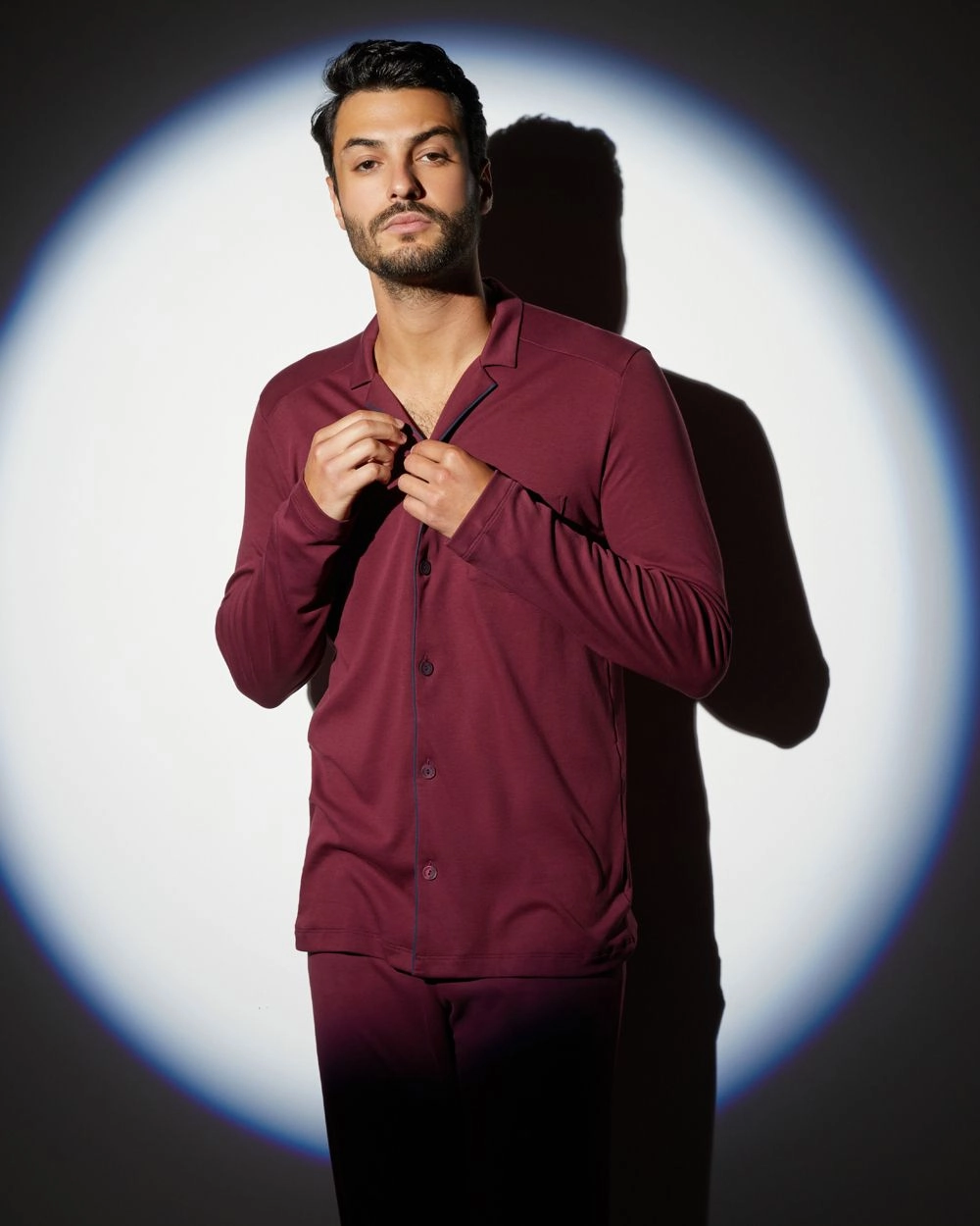 Night and Day Long Sleeve Men's Pajama