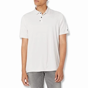 Oakley Against Grain Golf Polo White Heather - SS21 Men