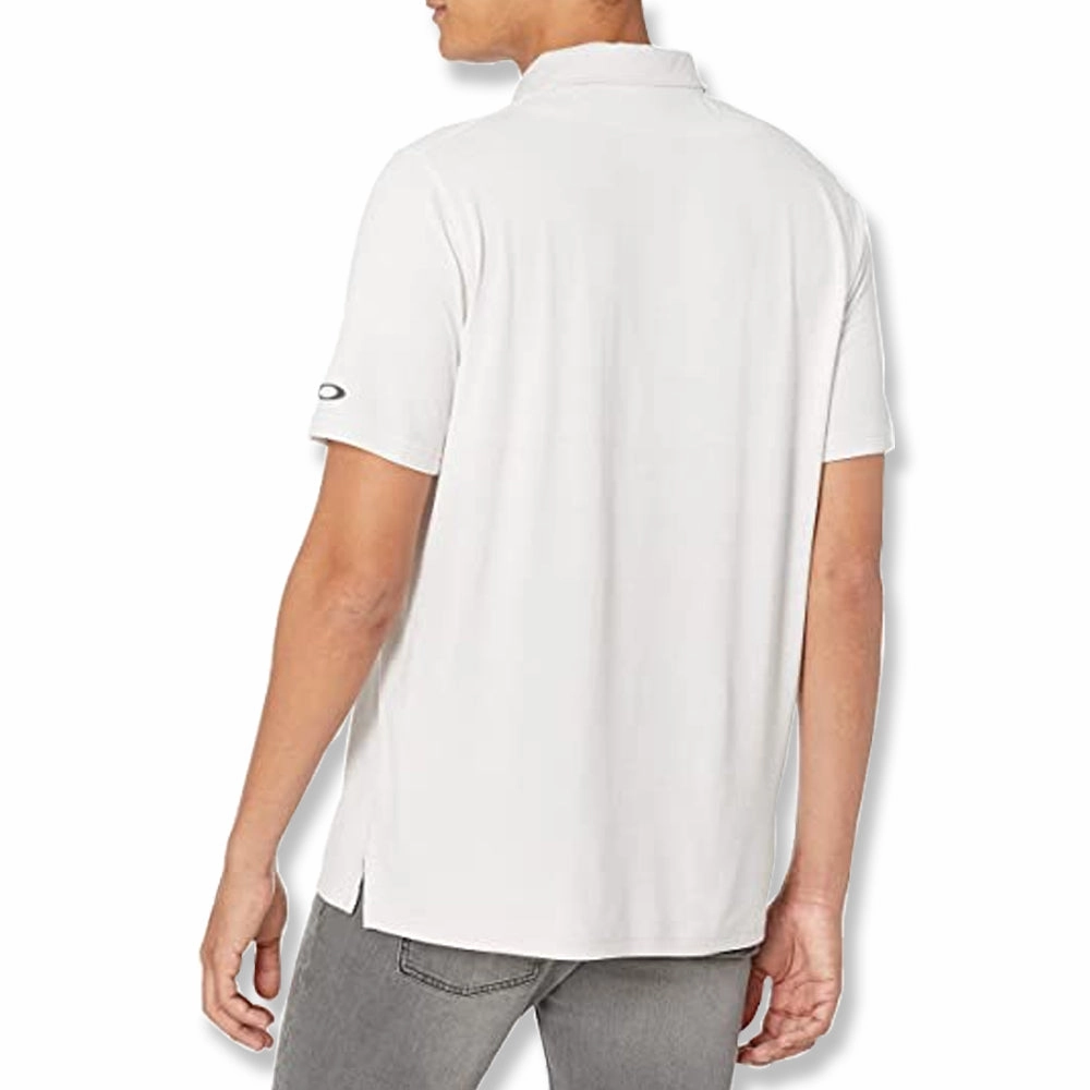 Oakley Against Grain Golf Polo White Heather - SS21 Men
