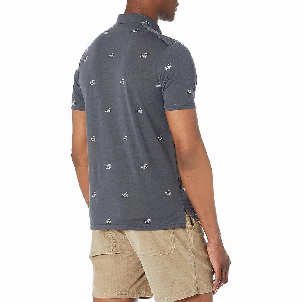 Oakley Flag Golf Polo Pattern Dark Slate - SS23 Men