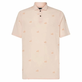 Oakley Flag Golf Polo Pattern Orange - SS23 Men